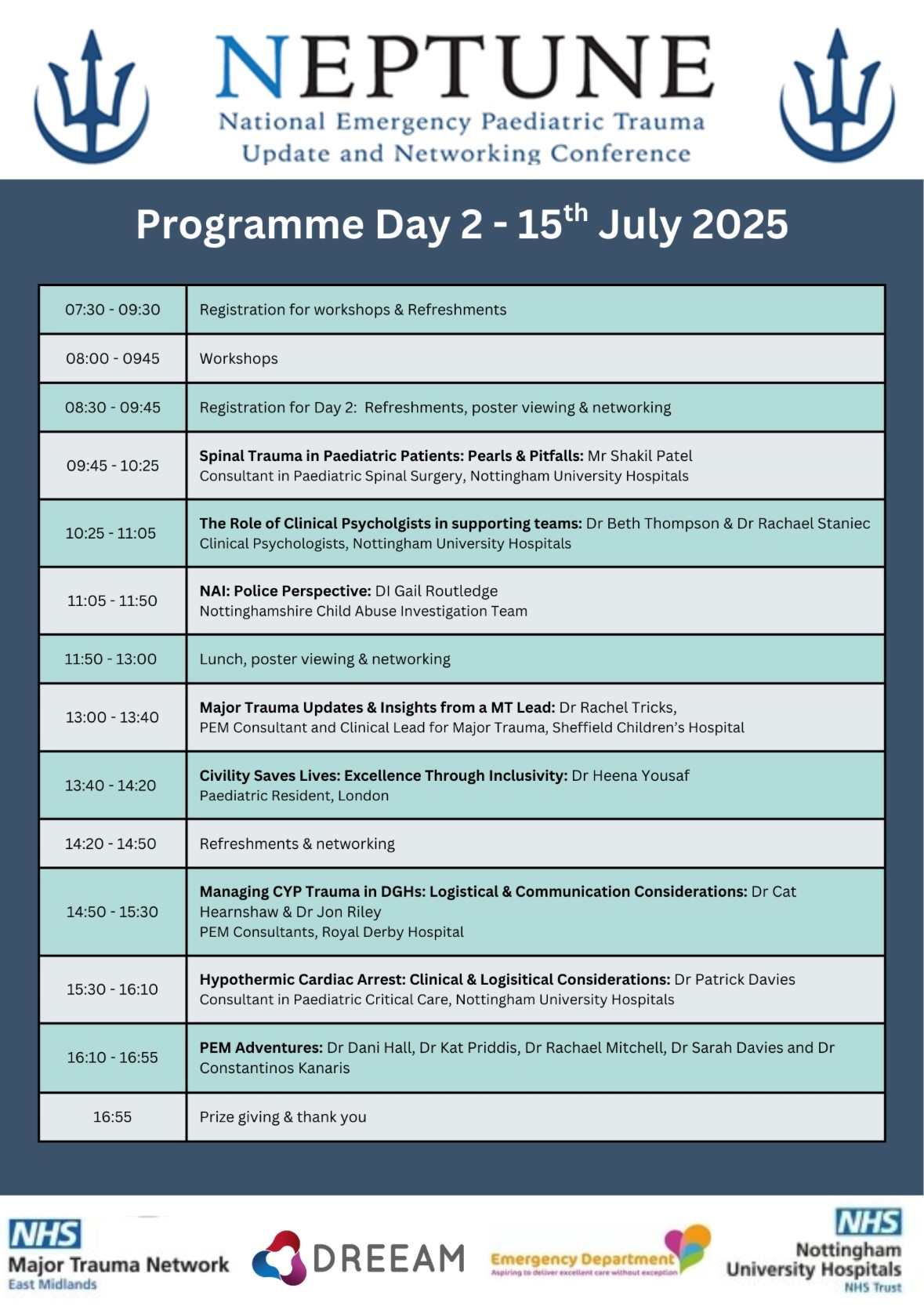 Day 2 Programme